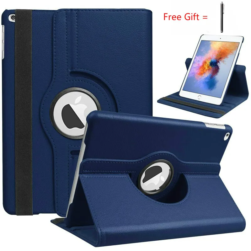 For iPad Air 2 Air 1 Case Cover iPad 9.7 2018 2017 Tablet Cases 5th 6th 7 8 9 10.2 Funda 360 Degree Rotating Leather Smart Coque
