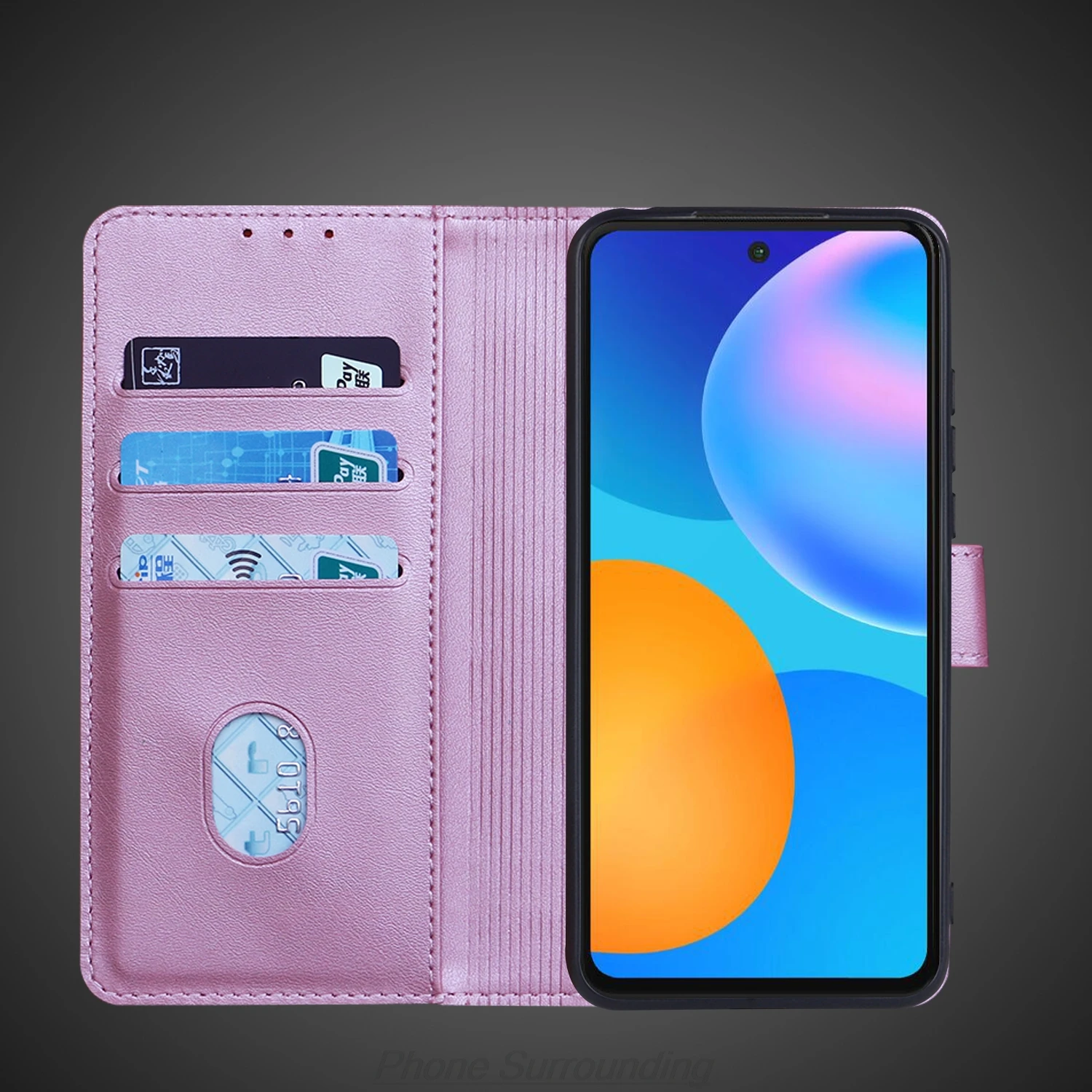 Кожаный чехол-бумажник с откидной крышкой для Huawei Y7A/Huawei P Smart 2021 сумки телефонов