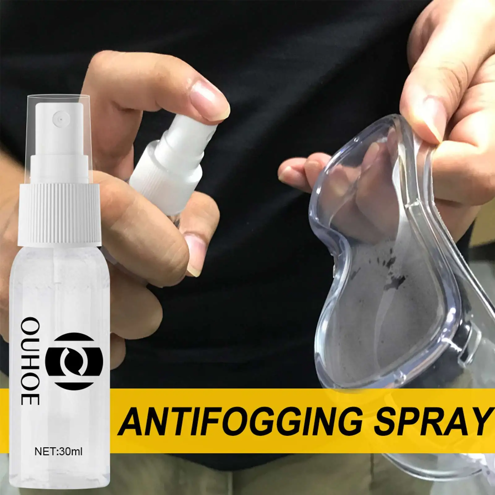 

30ml Anti-Fog Spray For Swim Goggles Glasses Dive Mask Lens Cleaner Sports Eyeglasses Defogger Swimming Goggles Defogging Agent