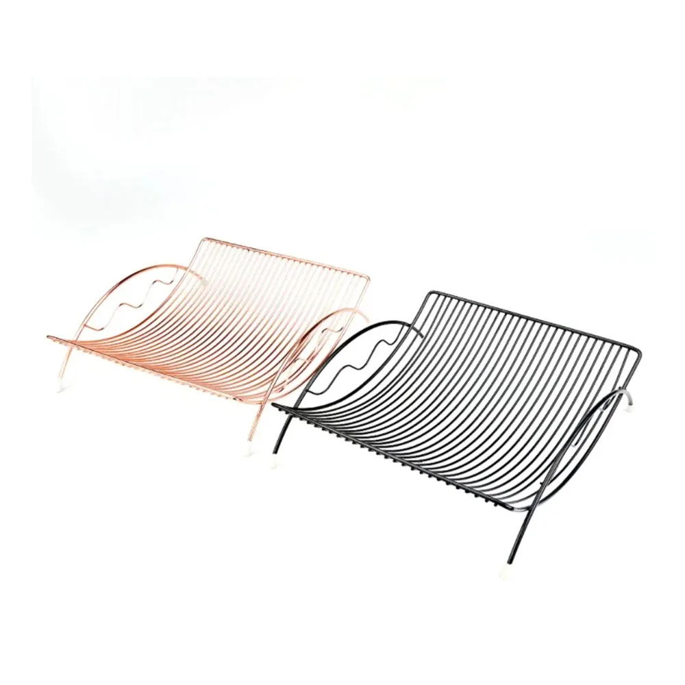 Блюдо для фруктов бытовая ажурная корзина металлическая полка хранения конфет