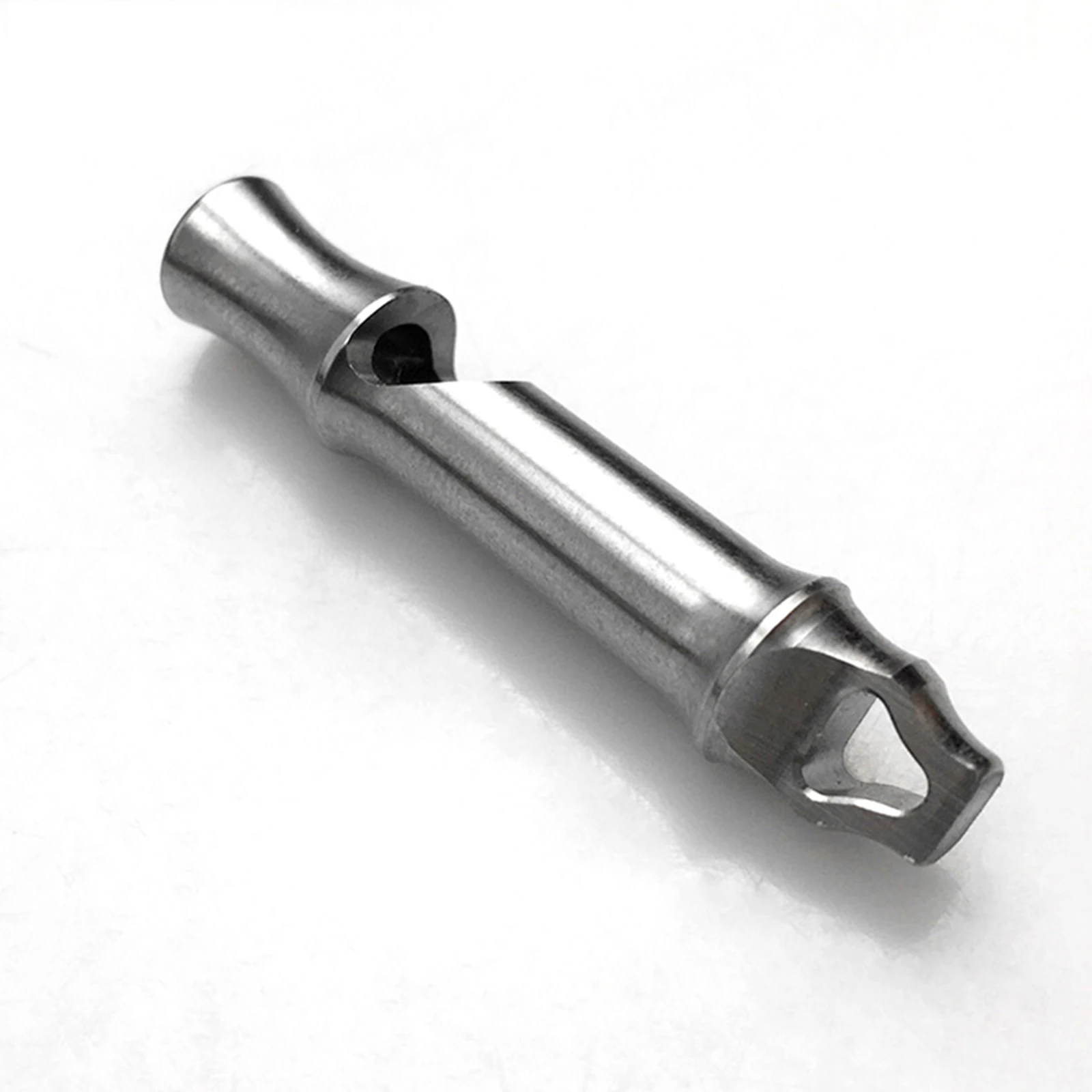 

Titanium Alloy 120db Whistle Parts 120db 48 * 8mm Accessories Camping Hiking Kit Outdoor Ultralight Whistle 1.9 * 0.3in