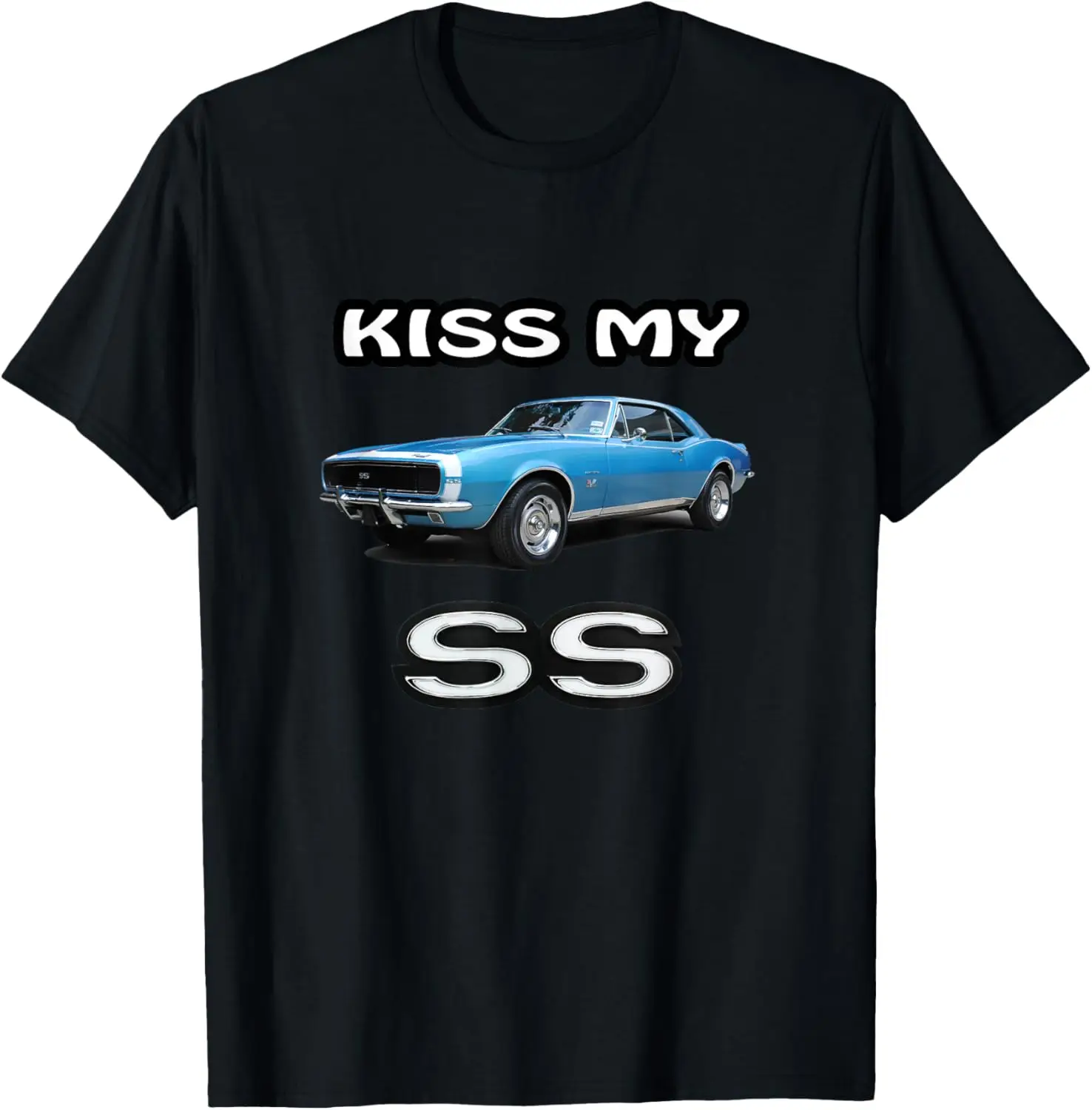 Kiss My SS — классическая американская футболка Muscle Car