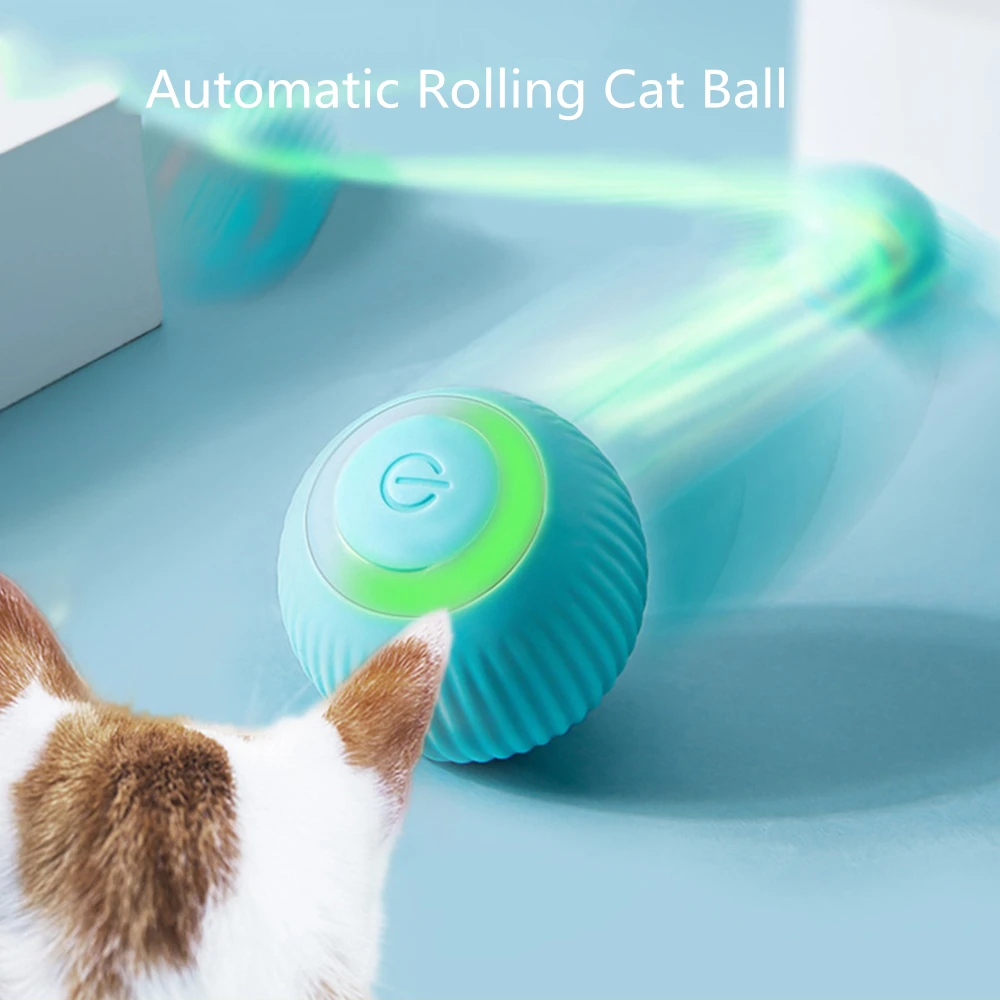 

Gravity Smart Rolling Ball Electric Amusing Cat Ball Cat Toys Interactive For Cats Training Self-moving Kitten Pet Sound Toys
