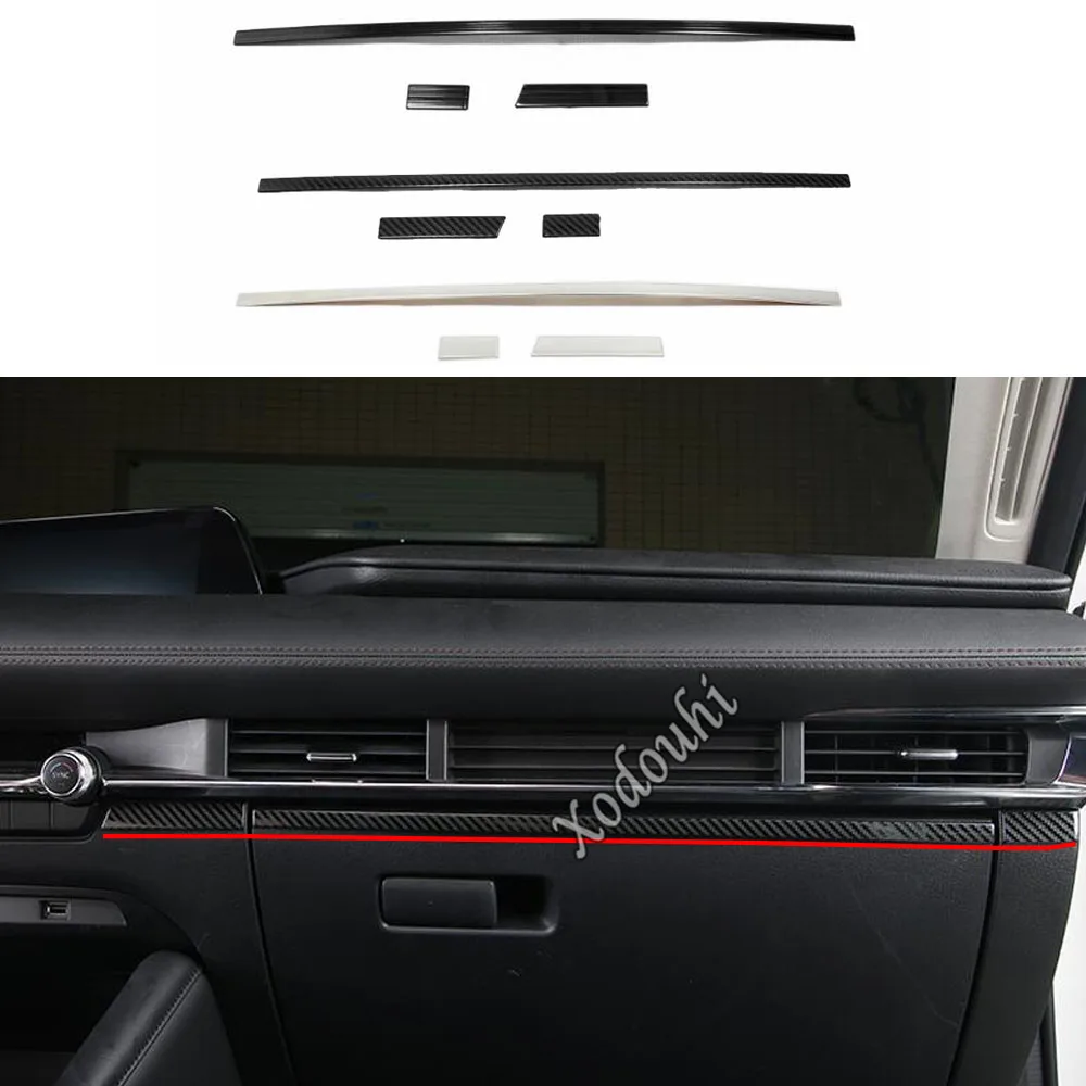 

Внутренняя средняя Автомобильная консоль для Mazda 3 Mazda3 Axela M3 2019 2020 2021 2022 центральное управление навигацией кондиционер отделочная рамка