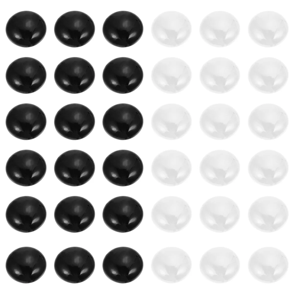 

Набор шахматных камней из керамики Weiqi, комплект из черных бусин, Нефритовый белый выпуклый плоский, для настольной игры