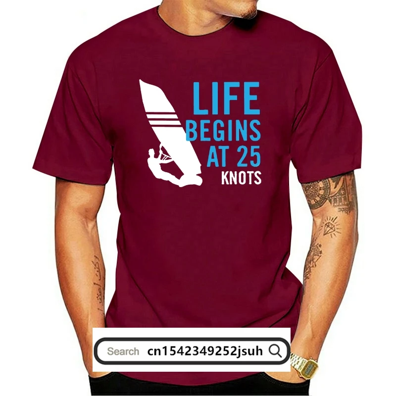 

Men Graphic Design WIndsurf WIndsurfing T Shirt Hot Men T-shirt