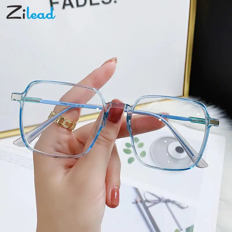 

Zilead 0-1-1.5-2 To-6 Women Myopia Glasses Unisex Fashion Anti Blue Light Nearsighted Eyewear Men Shortsighted Minus Eyeglasses
