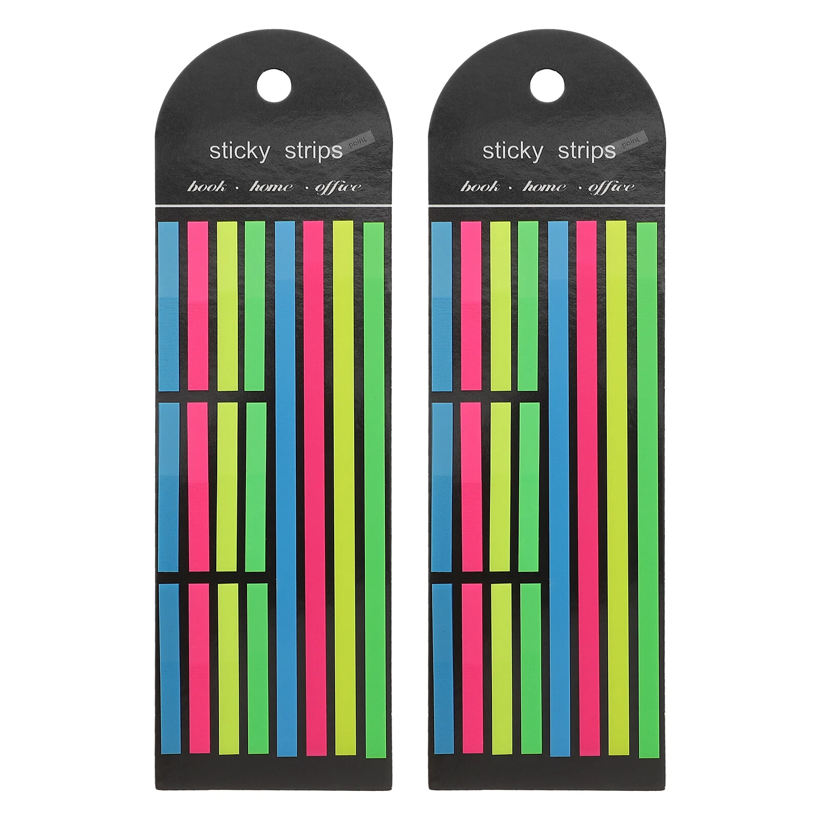 

2 Pcs Adhesive Tape Colored Tabs Sticky Books Reading Markers Very Fine Page Fluorescent Bookmarks The Pet Notebook Student
