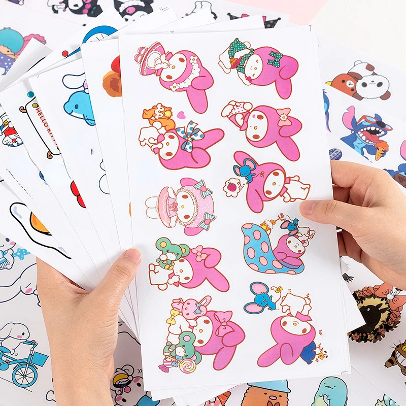 

Transparent Cartoon Pvc Waterproof Sticker Mobile Phone Computer Luggage Helmet DIY Car Personality Decorative Sticker