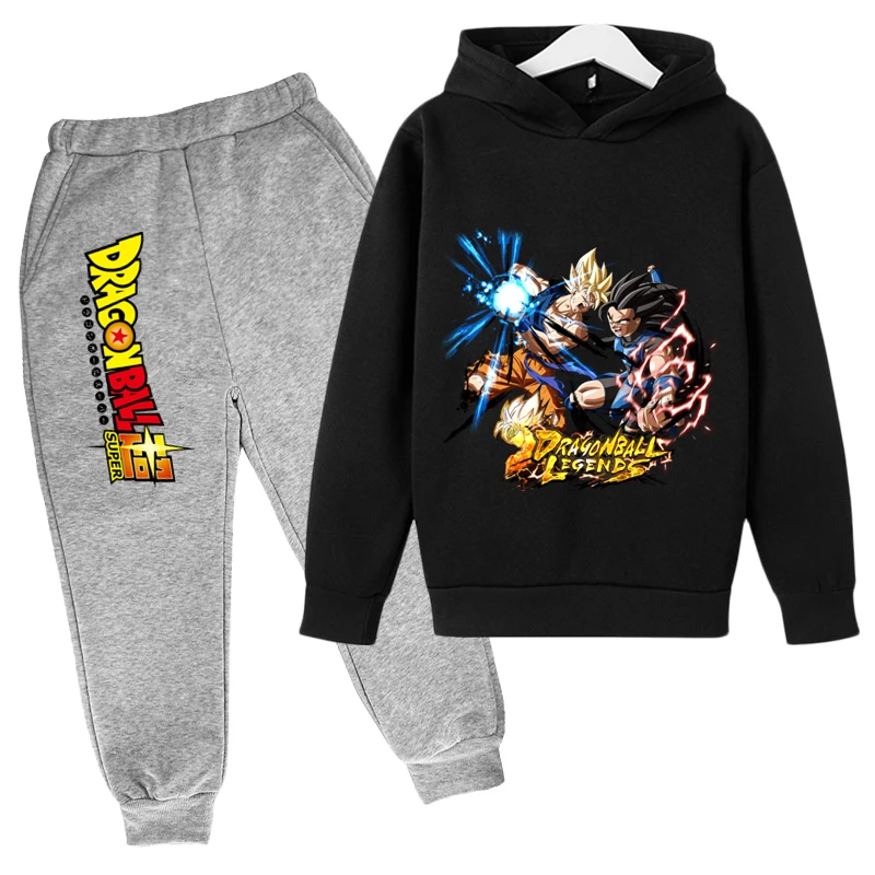 

2022 New Goku Hoodie Set Dragon- Ball Sweatshirt Baby Boys and Girls Clothes Autumn Children Hoodie Pure Cotton Cartoon Hoodie