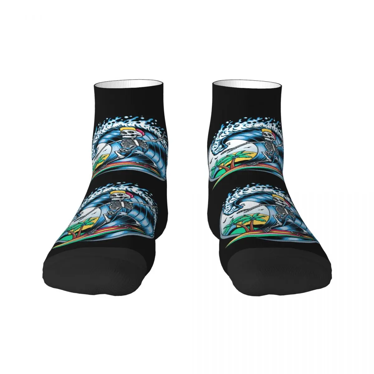 Носки мужские/женские с черепом для серфинга, теплая Модная новинка, летние Носки мужские/женские с черепом для серфинга, теплая Модная новинка, летние