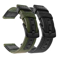watchband 20 22mm smart strap for huawei watch gt3 gt3 pro 42 46mm wristband gt 2 gt2 pro bracelet canvas leather strap correa