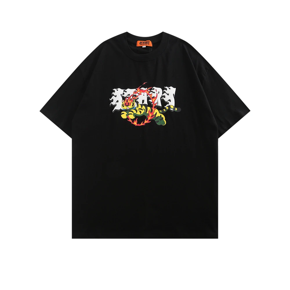 

Men T-Shirts Casual Oversized Tee Tops Letter Tiger Graphic Printed T Shirt Hip Hop 2022 Summer Streetwear Cotton Short Sleeves