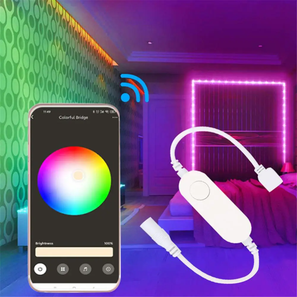 Corui Smart Life Strip Controller Homekit WIFi RGB LED 5V-12V Siri Voice Control Home Automation Intelligent Equipment Tools images - 6
