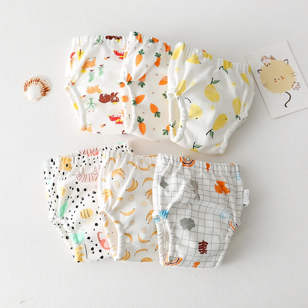 Baby Cotton Cloth Diapers Waterproof 
