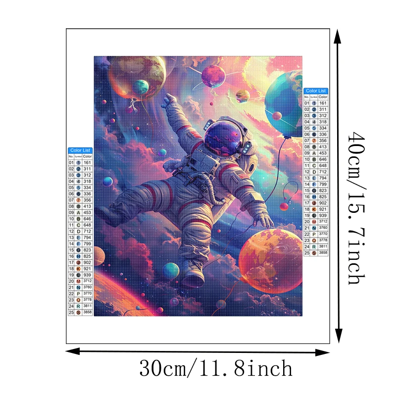 Алмазная Роспись сделай сам планета астронавт настенное украшение