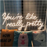youre like really pretty neon sign led light custom neon for home room wall hang wedding party ins style wall decor decoration
