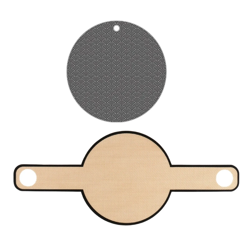 

Силиконовый коврик для выпечки для голландской печи, слинг для теста, коврик для выпечки с длинной ручкой для хлеба, сменный силиконовый ков...