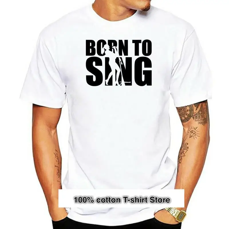 

Camiseta personalizada para hombre, camisa blanca de cantante, Humor, Tops