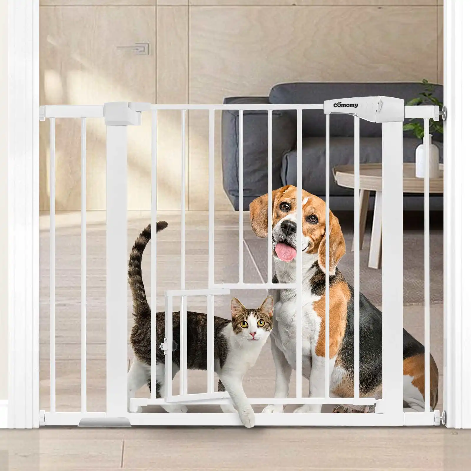 Baby Safety Gate Extra Wide Tall Children Protection Security Stairs Door fence kids Safe Doorway Gate Pets dog Isolating Fence