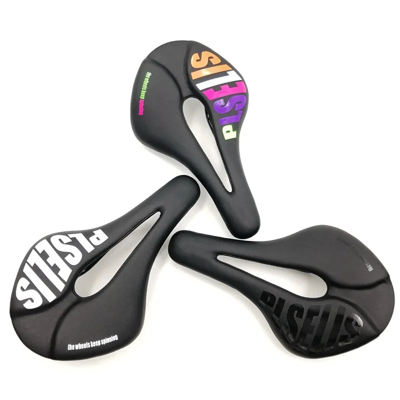 

2022 New Mountain Bike Carbon Fiber Hollow Saddle 150mm Black White Colorful MTB Saddle Bicycle Accessories
