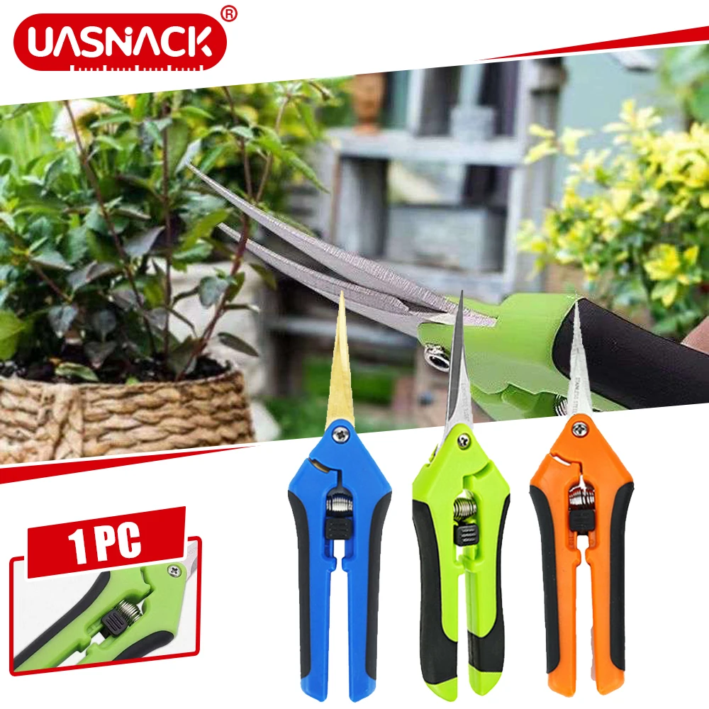 

Straight/Elbow Blade Pruning Cut Shrub Tool Plant Horticulture Leaf Trimmer Shear Scissor Pruner Garden Fruit Flower Orchard