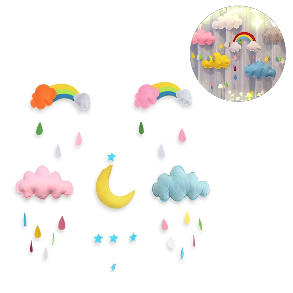 Наклейки на стену в стиле бохо подвесной Радужный декор детская комната