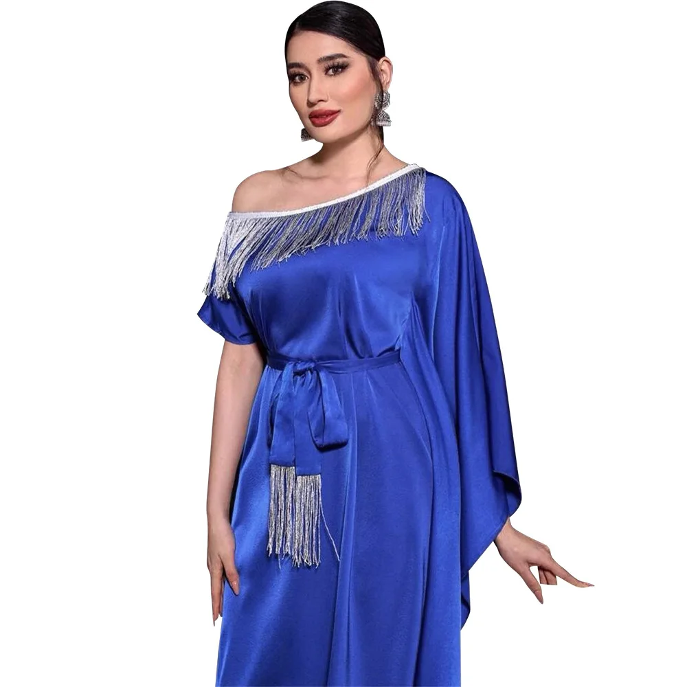 African Dress For Women Muslim Fashion Abaya Dashiki Batwing Sleeve Boubou Clothing Fashion New Bazin Riche Robes Maxi Dresses
