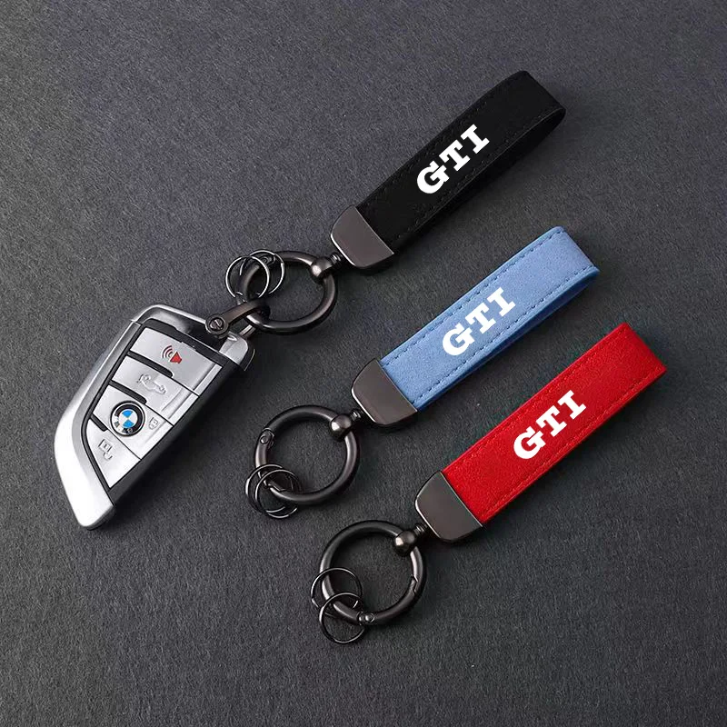 GTD GTI Брелок Замшевый Кожаный Автомобильный Для VW Volkswagen Golf 4 5 6 7 Rline Passta MK2 MK3 MK4 MK5