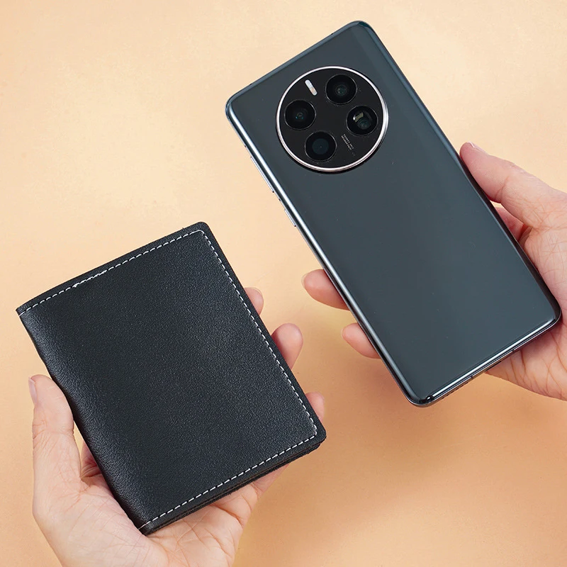 Женский Компактный Тонкий Держатель Для Карт Из Искусственной Кожи