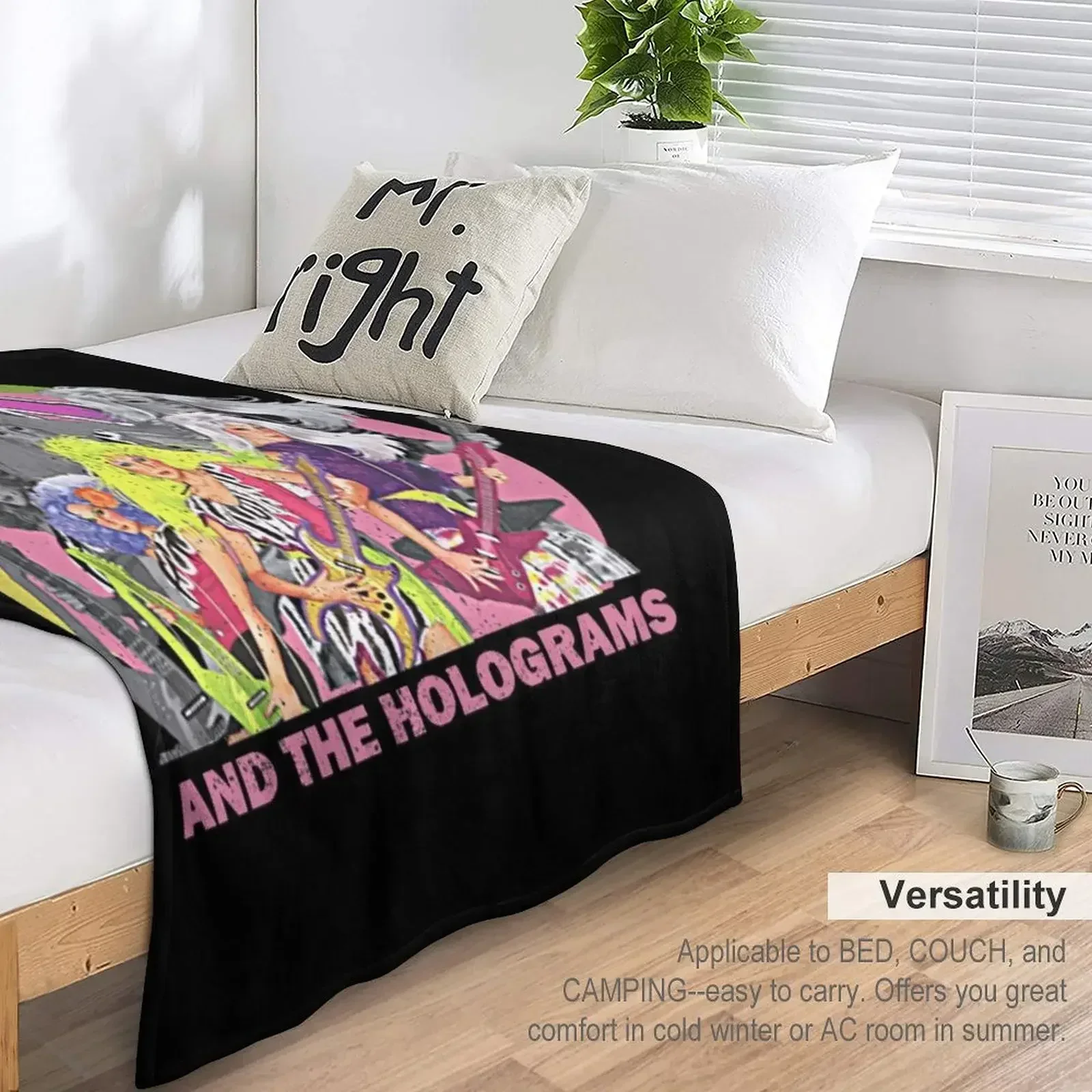 Джем Ретро и голограммы Плед на диван Одеяла для кровати