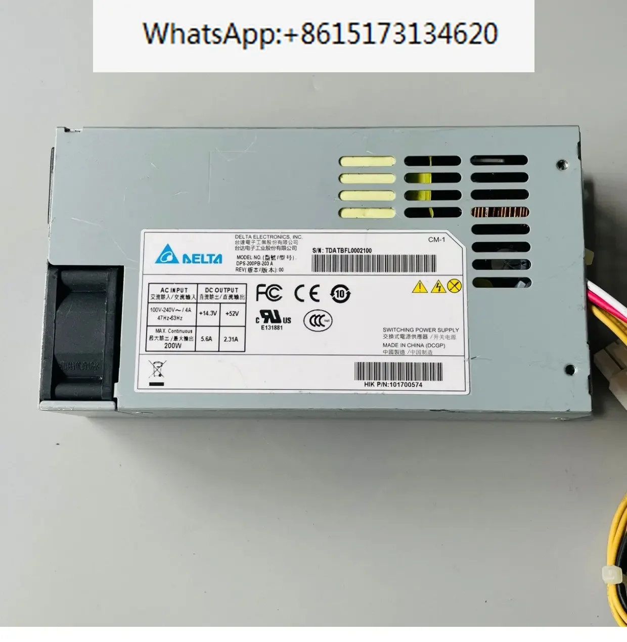 DPS-200PB-185A/B DPS-200PB-176C Превосходное оригинальное видео POE