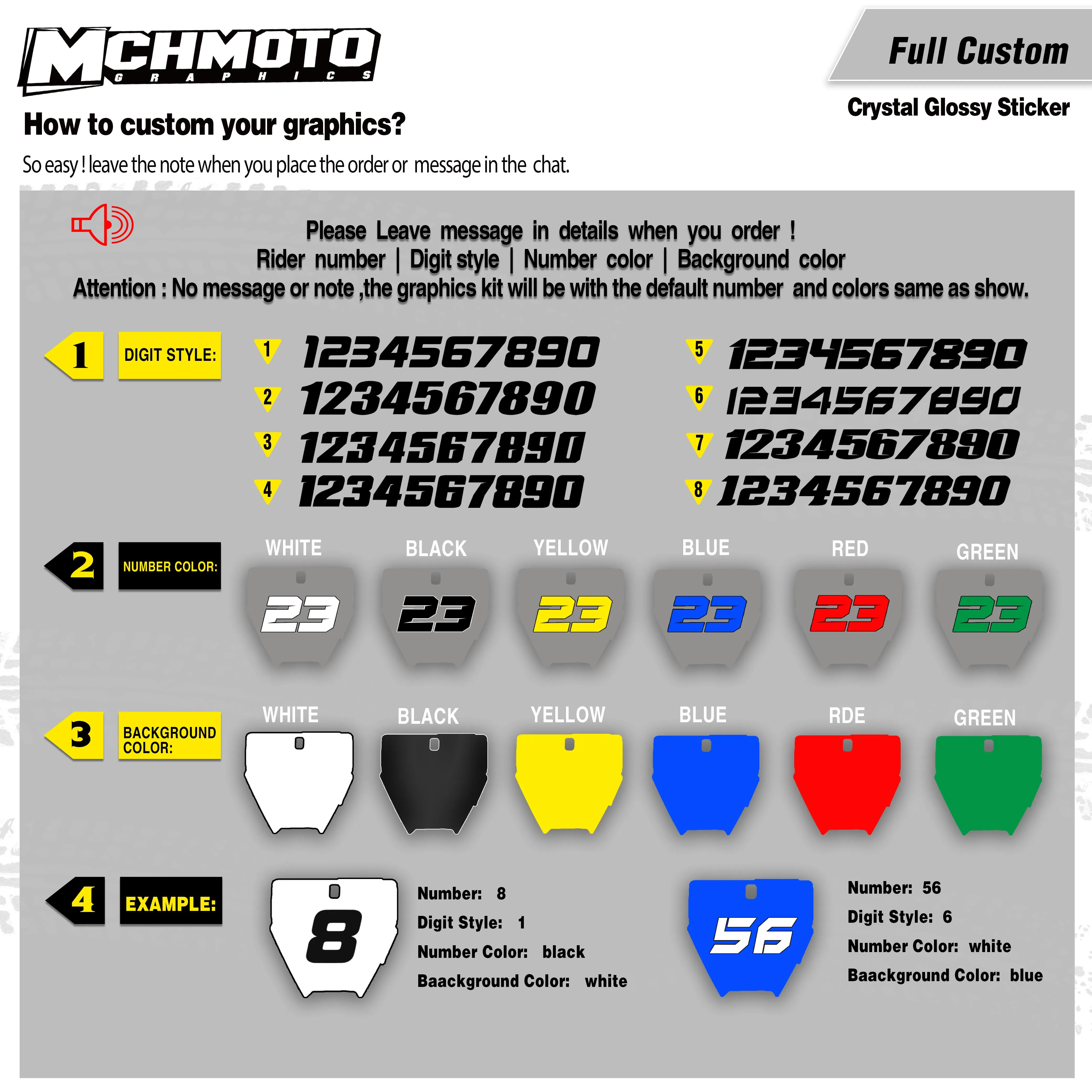 MCHMFG для KTM 125 250 300 350 450 SX SXF 2016 2017 EXC EXCF 2018 графическая фотографика фотографический