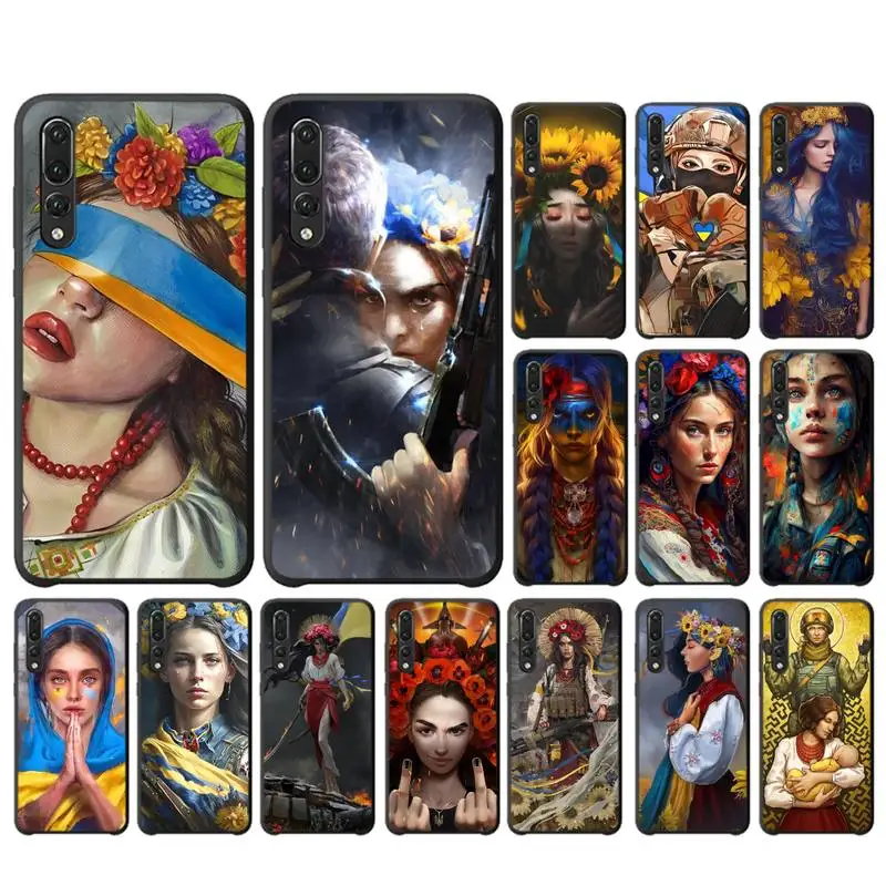 

YNDFCNB Ukraine girl Phone Case for Huawei P30 40 20 10 8 9 lite pro plus Psmart2019
