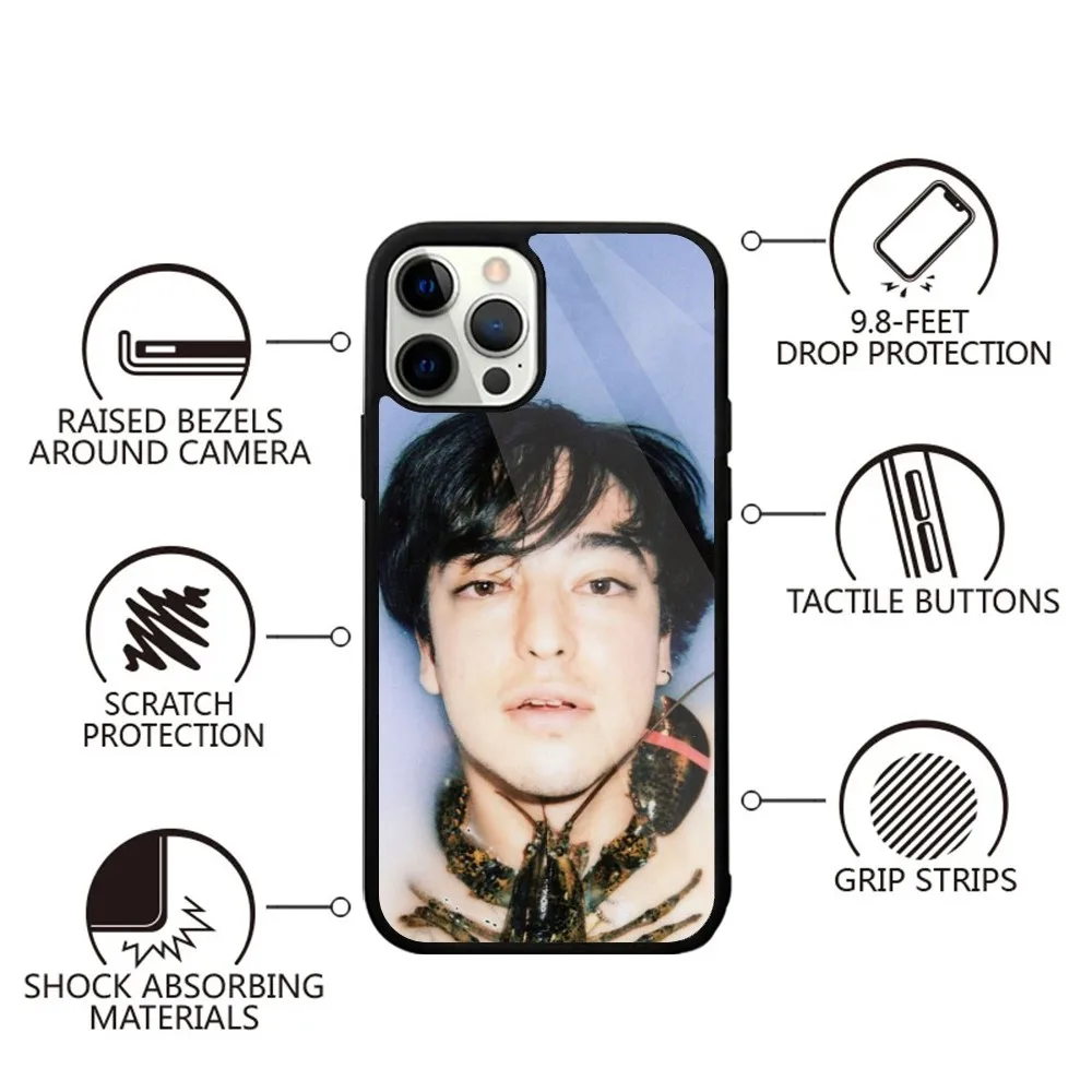Чехол для телефона J-Joji Miller Singer Сильный магнитный IPhone 16 15 14 13 Pro Max Plus 11 12 Mini