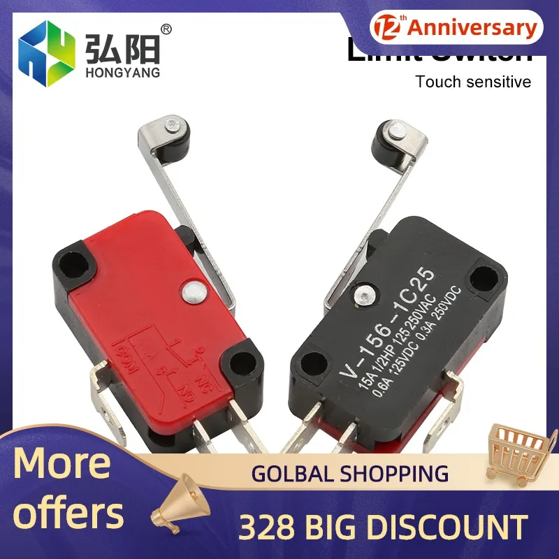 16-а миниатюрный ограничительный мгновенный механический переключатель для