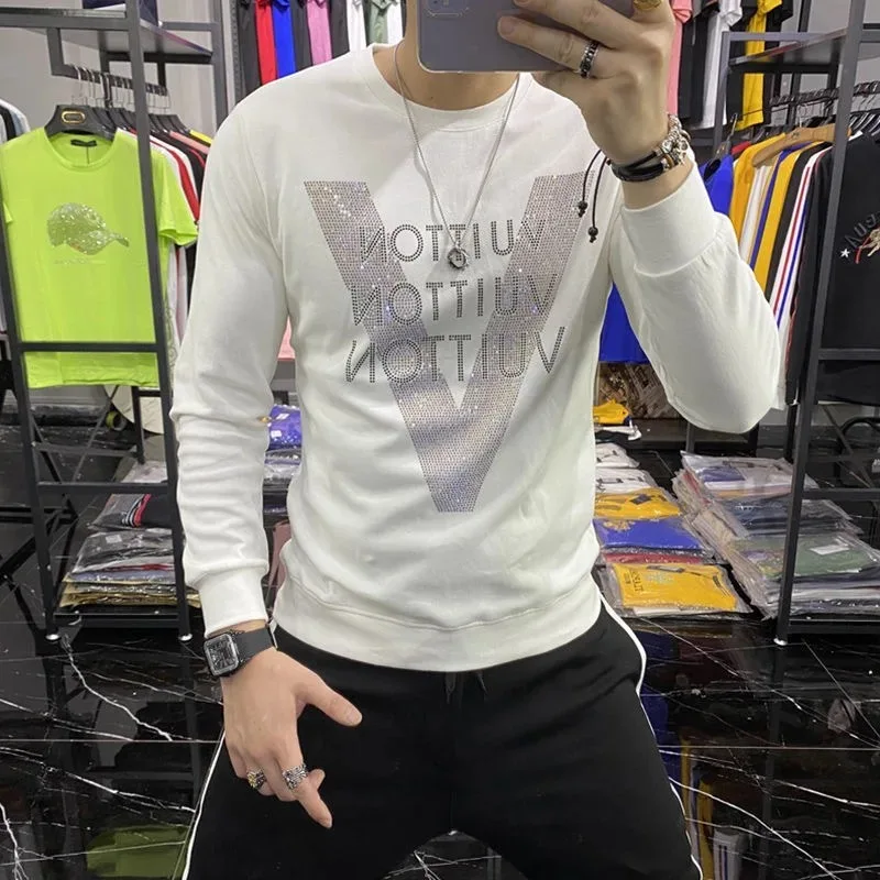 Мужские толстовки Осень-зима 2024 уличная одежда новый дизайн свитера