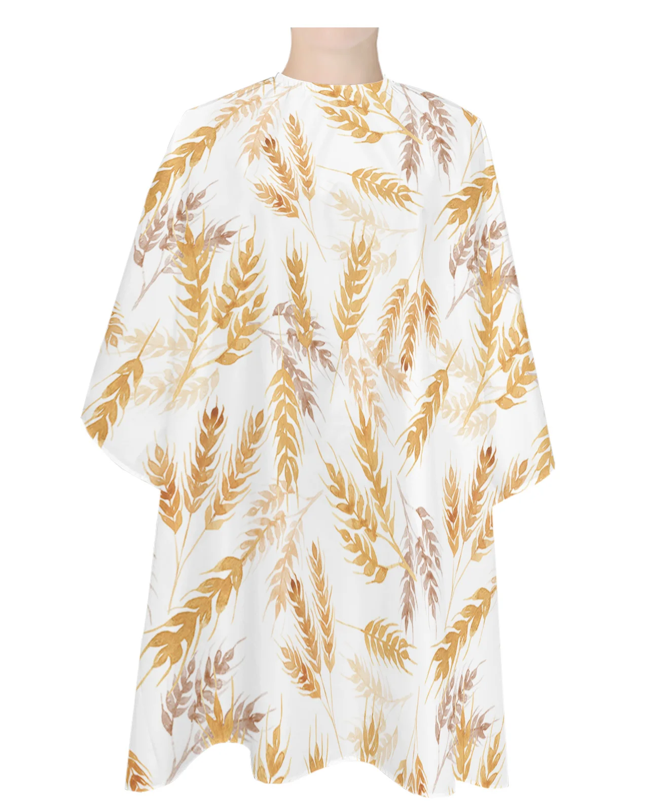 

Фартук для парикмахерской на День Благодарения с ушками пшеницы, водонепроницаемый фартук для салона красоты, фартук для парикмахерской