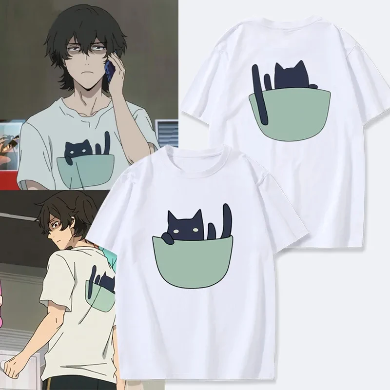 Anime Buddy Daddies Rei Suwa t-shirt Cospaly Cotton Men Summer Kyuutarou Kugi  Miri Unasaka  T Shirt short sleeve tee