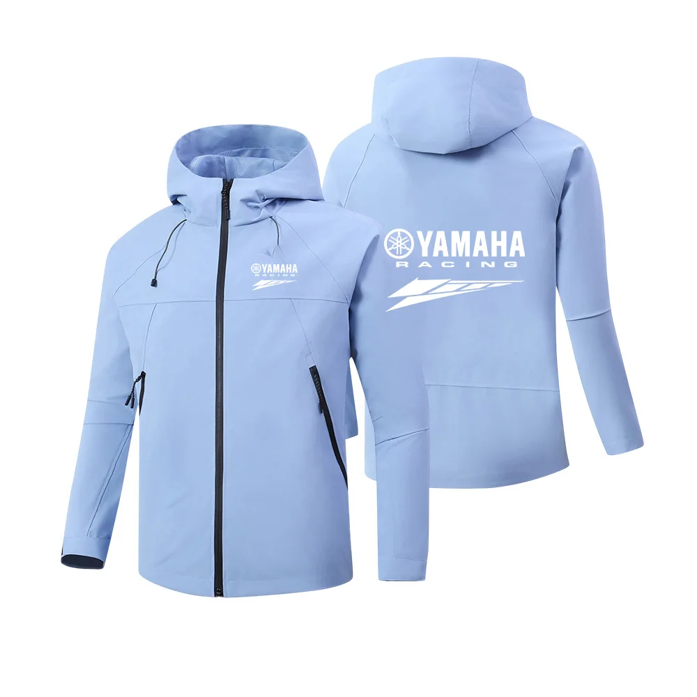 Фото Ветрозащитная спортивная куртка Yamaha для мотоциклистов, повседневная модная велосипедная куртка для мужчин и женщин №1