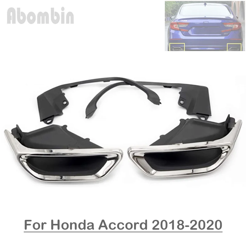 Автомобильный глушитель выхлопной трубы задний выход для Honda Accord 10 поколения 2018