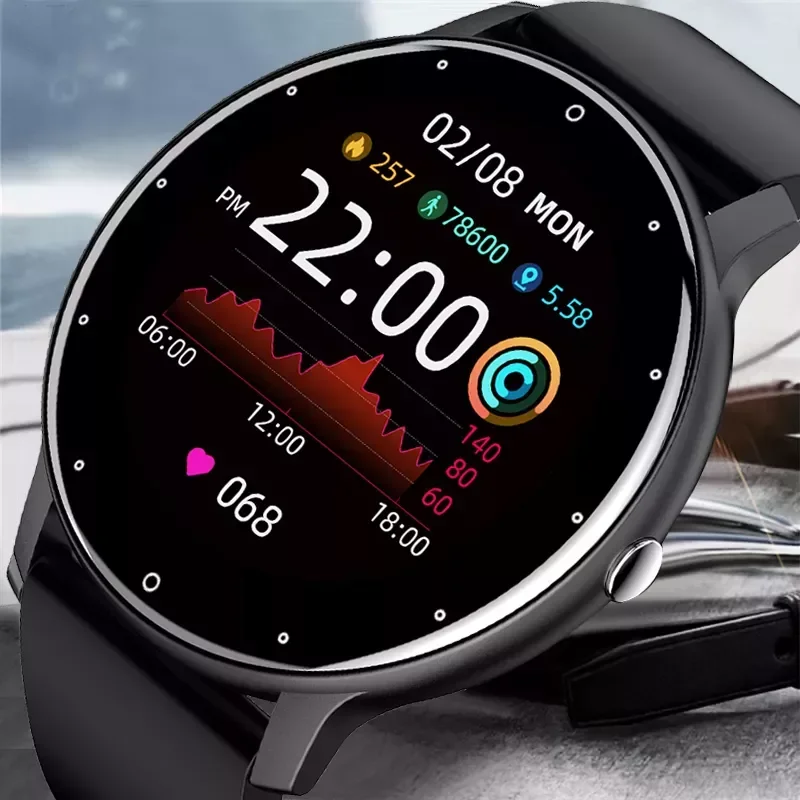 

ZL02 Smart Watch 2022 Lady Men Sport Fitness Smartwatch Sleep Heart Rate Monitor Waterproof Watches For IOS Android