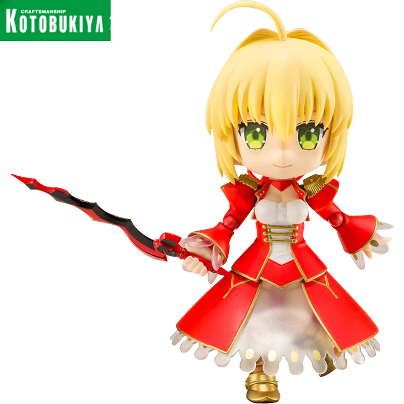 

KOTOBUKIYA Figure model Cupoche Fate/EXTRA Last Encore Nero Saber Q version can be used to run anime accessories, dolls