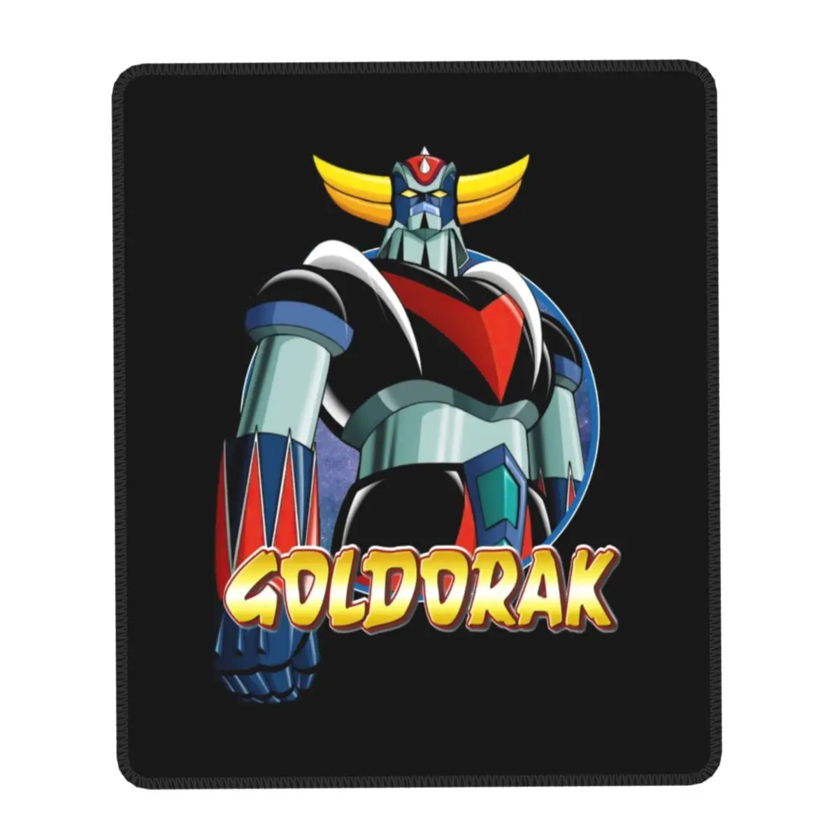 

UFO Robot Goldorak Grendizer Laptop Mouse Pads Soft Mousepad Stitched Edges Rubber Anime Mechanical Warrior Mouse Mat for Gamer