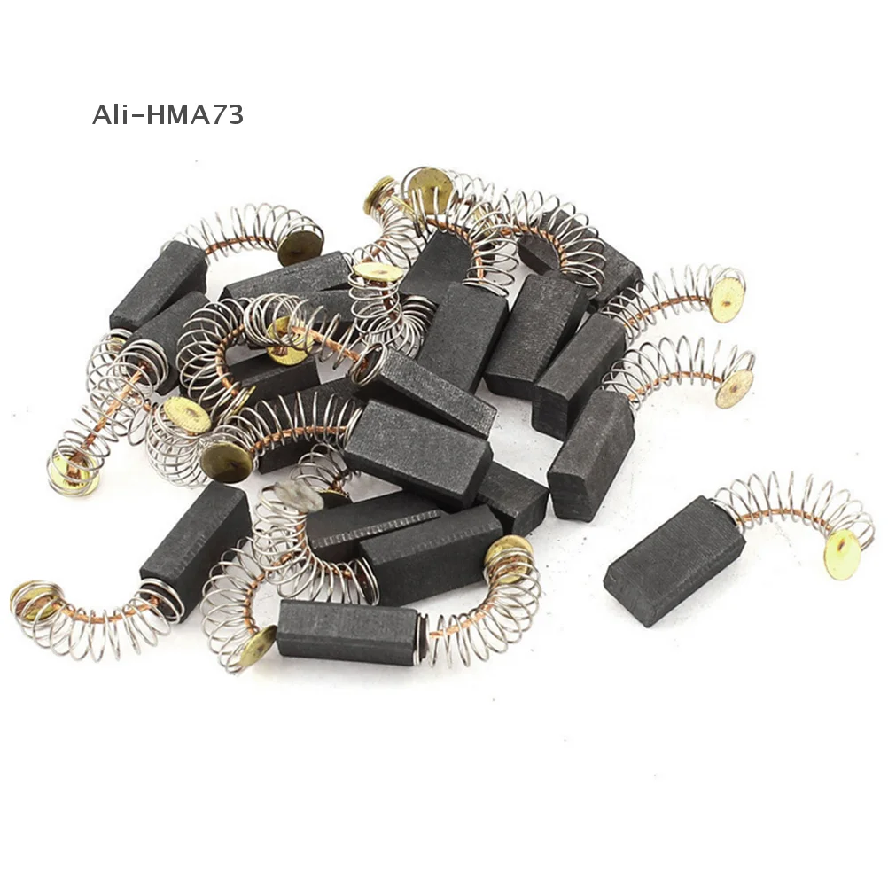 

HMA73-10 шт./компл. 6,5x7,5x13,5 мм угольные щетки для обычных электродвигателей, инструмент 6,5x7,5x13,5 мм