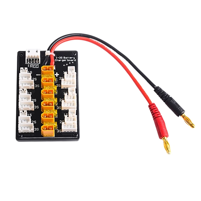 

XT30 Lipo Battery Charger B6 Lipo Battery Balance Charging Board Plate 1S-3S XT30 Parallel Connect Plate