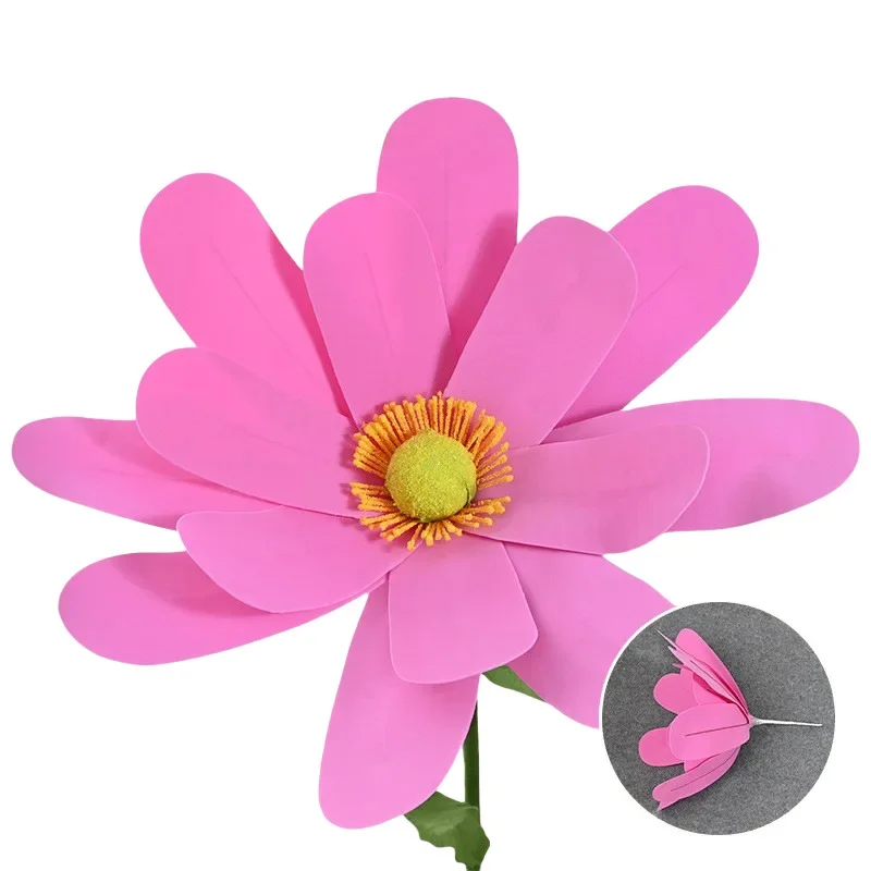 70 см Искусственный цветок из пены свадебное украшение реквизит для фотосъемки