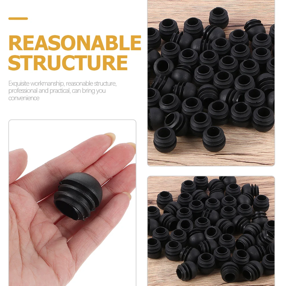 30 шт. заглушка для трубок 25 мм концевая вставка защита мебели торцевая крышка