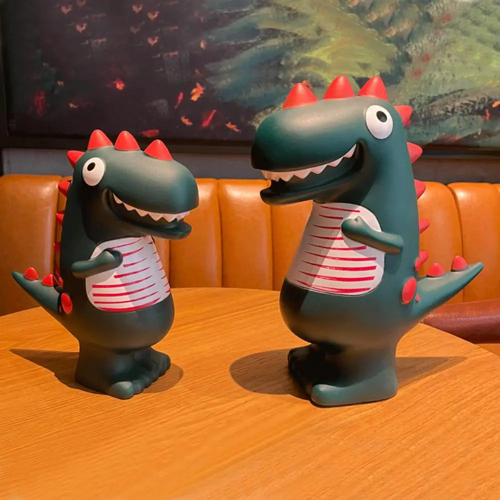 

Dinosaur Piggy Bank Vinyl Fall Proof Can Be Saved and Retrieved Children's Cartoon Piggy Bank Birthday Gift Ornaments