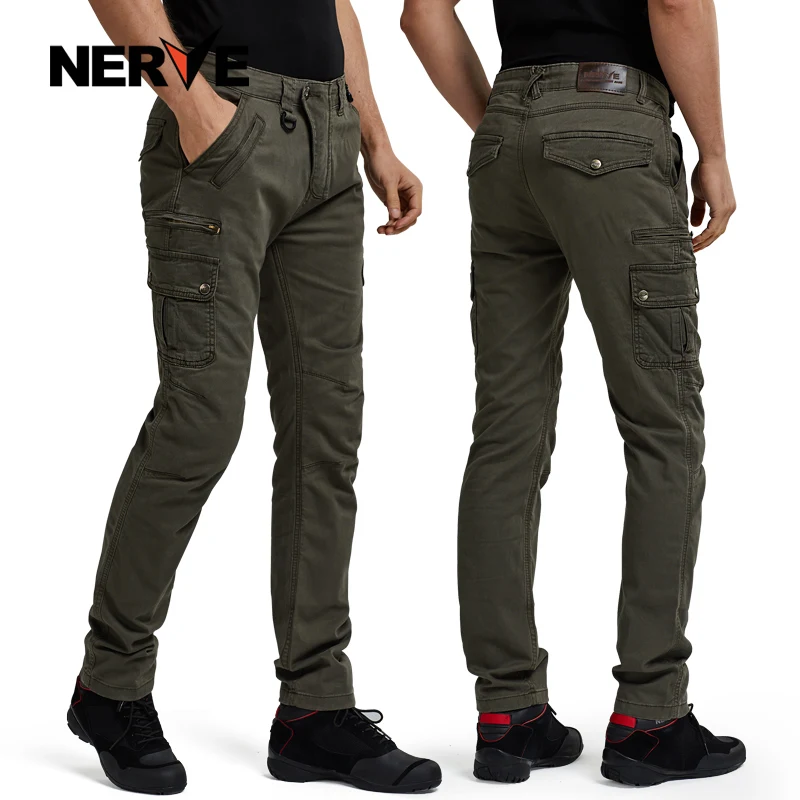 

NERVE Men Motorcycle Pants Detachable CE Protection Armor Classic2022 Motor Riding Wear Camouflage Cotton Fabric Motorcycle Gear
